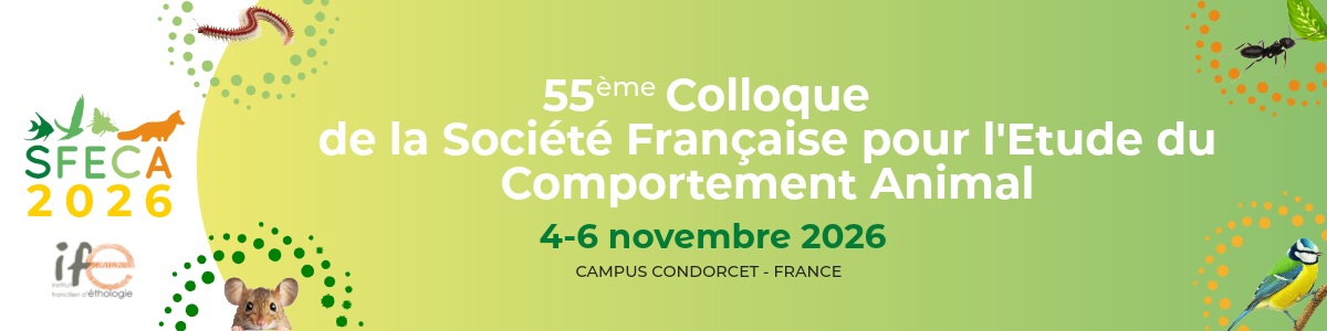 55ème Colloque de la Société Française pour l'Etude du Comportement Animal (SFECA)>